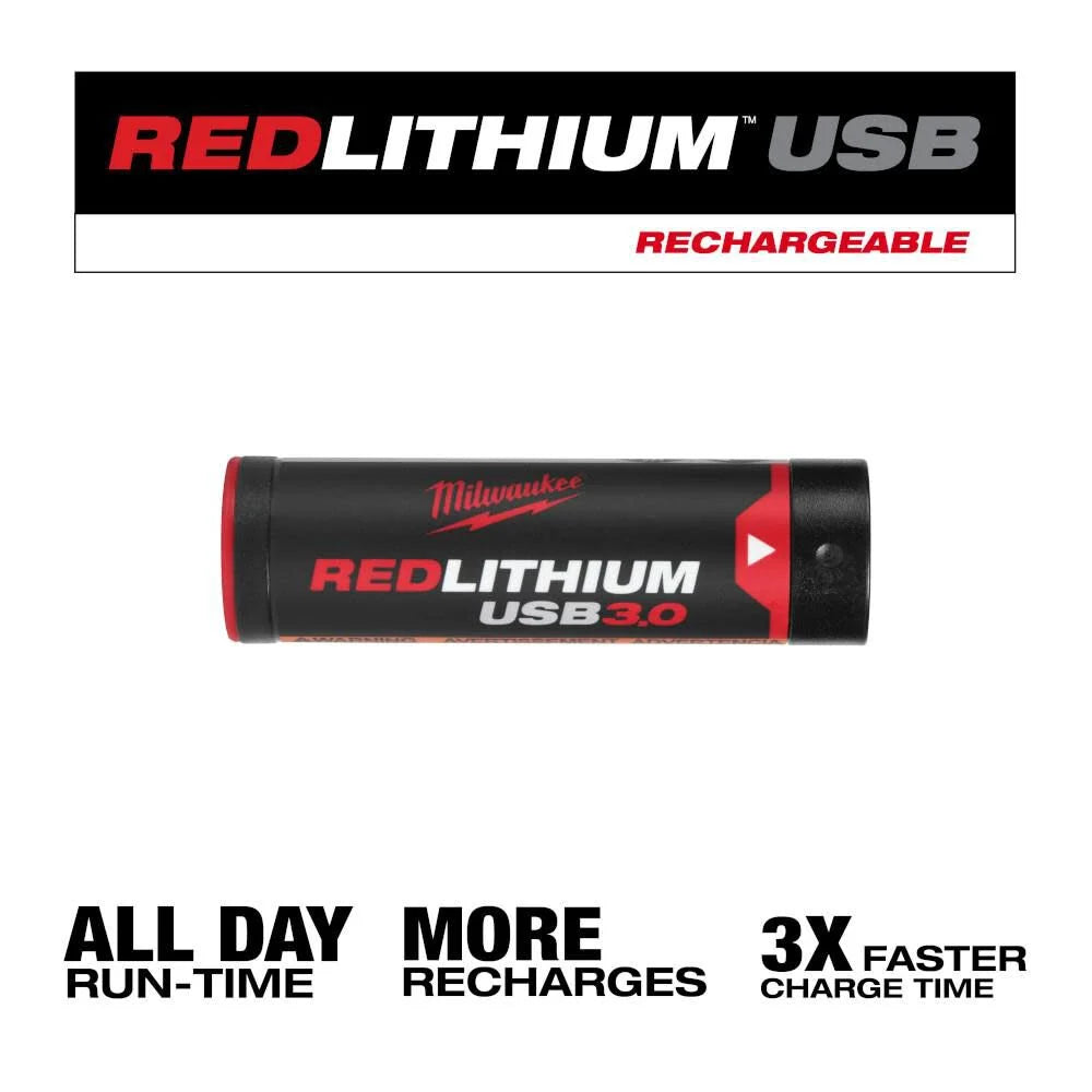 Milwaukee REDLITHIUM USB 3.0AH Battery | 48-11-2131 - Cable Connection & Supply 