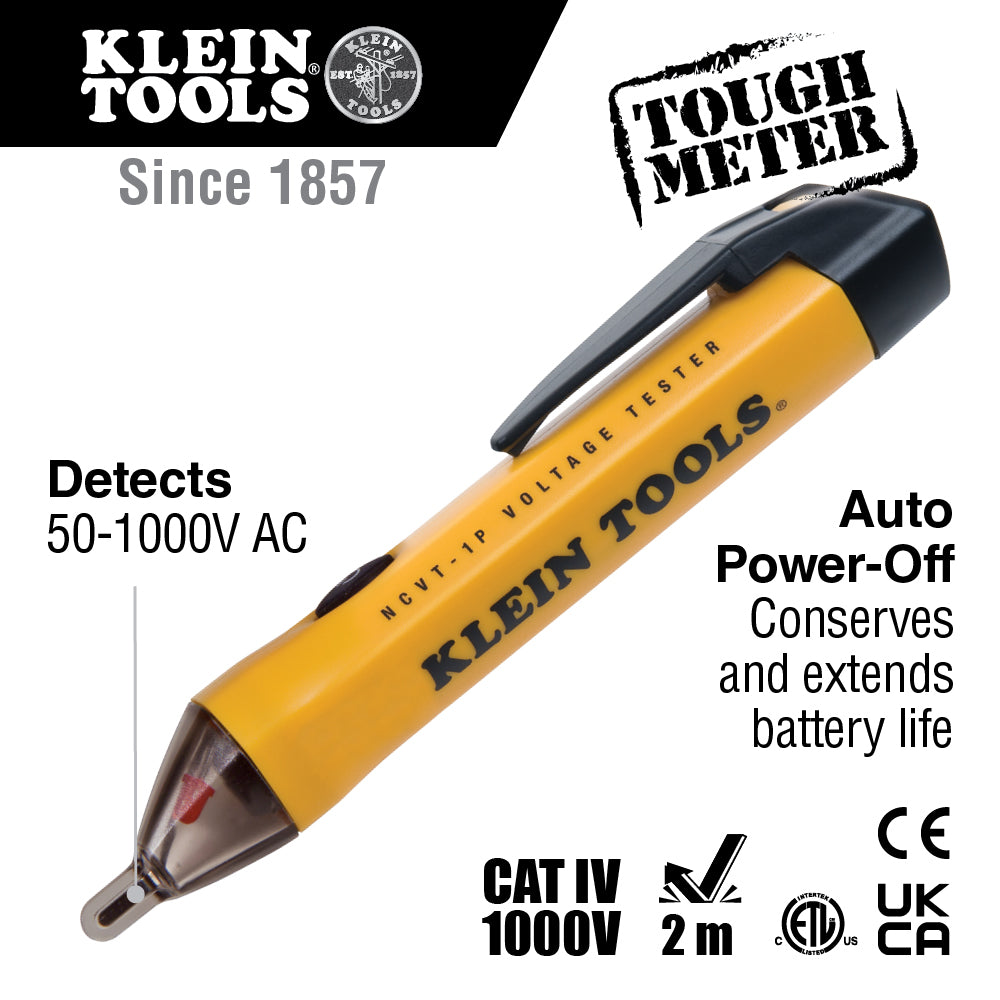 Non-Contact Voltage Tester Pen, 50 to 1000V AC | NCVT1P - Cable Connection & Supply 