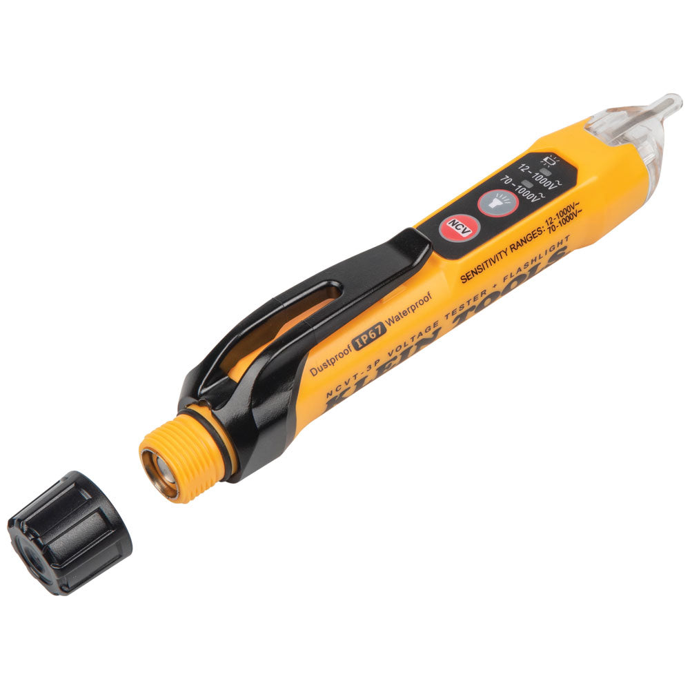 Dual Range Non-Contact Voltage Tester with Flashlight, 12 - 1000V AC | NCVT3P - Cable Connection & Supply 