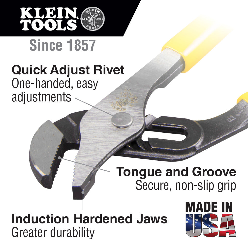 Pump Pliers, 12-Inch | D502-12 - Cable Connection & Supply 