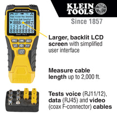 Ethernet Cable Tester Kit with Scout® Pro 3 Tester, Remotes and Adapter | VDV501-851 - Cable Connection & Supply 