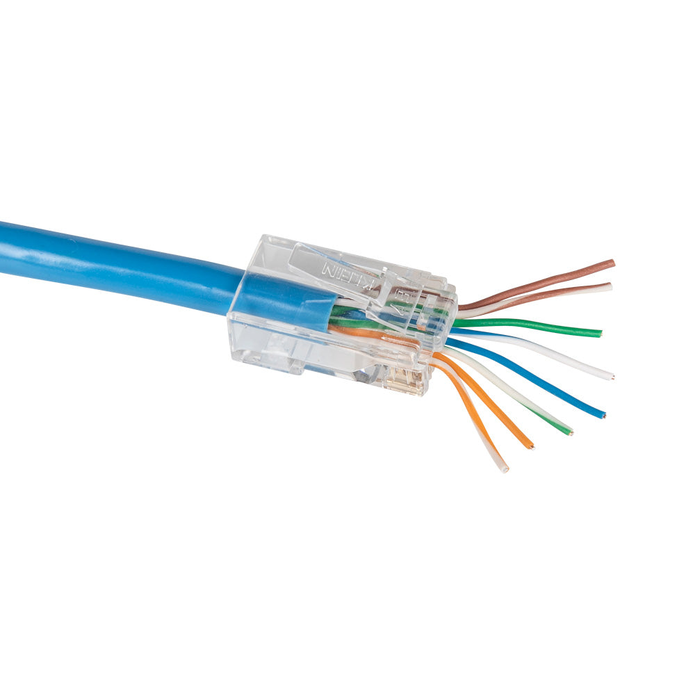 Pass-Thru™ Modular Data Plug, RJ45-CAT6, 50-Pack | VDV826-703 - Cable Connection & Supply 